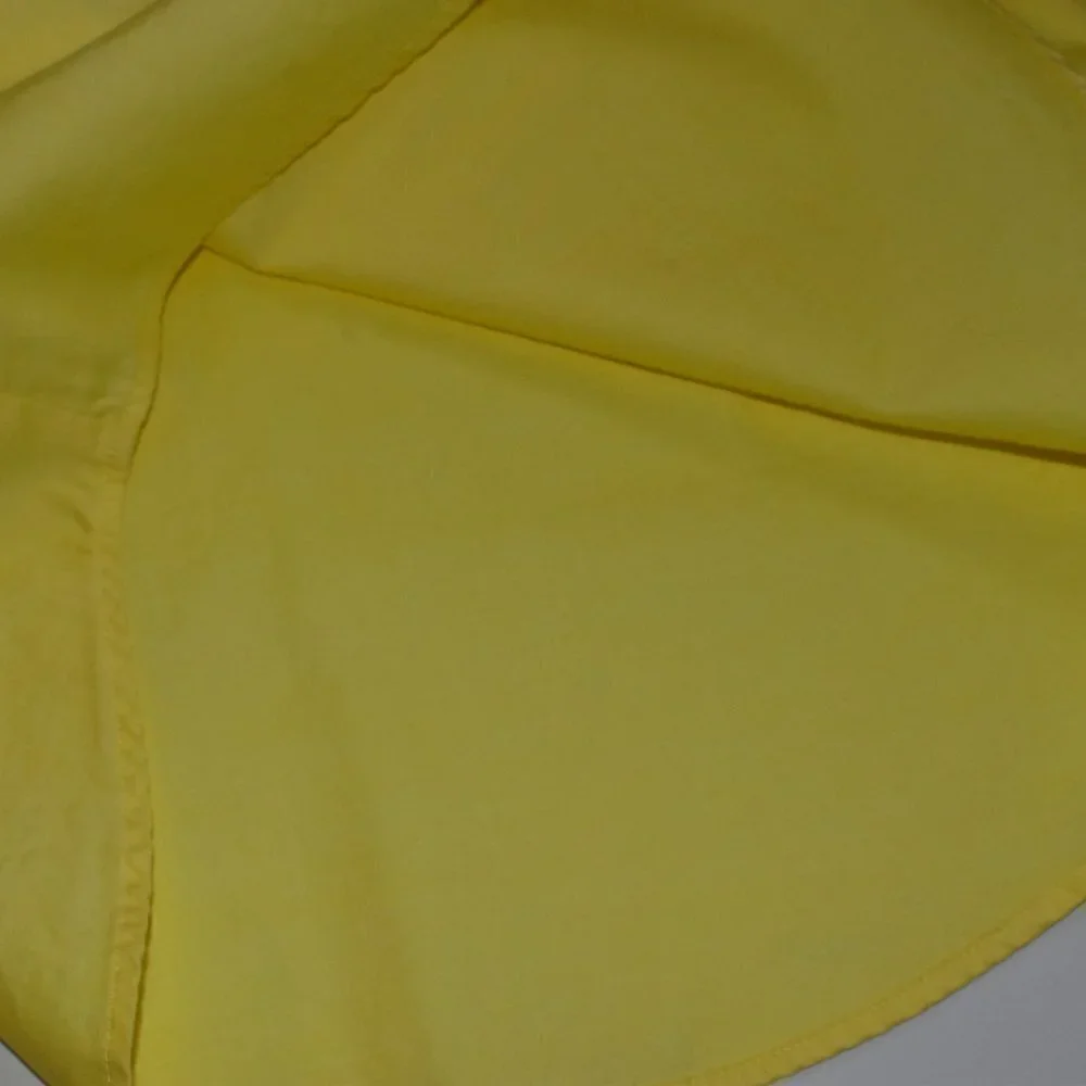 J. Crew Halter Neck Bow Tie Blouse Top Yellow Size 00